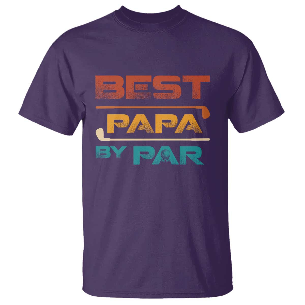 Golf Dad T Shirt Best Papa By Par Golfing Golfer Funny Fathers Day Gifts
