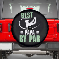 Golf Dad Spare Tire Cover Best Papa By Par Funny Golfer Fathers Day Gifts