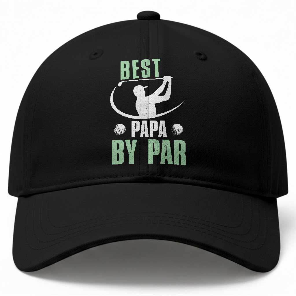 Golf Dad Baseball Cap Best Papa By Par Funny Golfer Fathers Day Gifts