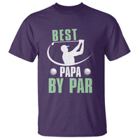 Golf Dad T Shirt Best Papa By Par Funny Golfer Fathers Day Gifts