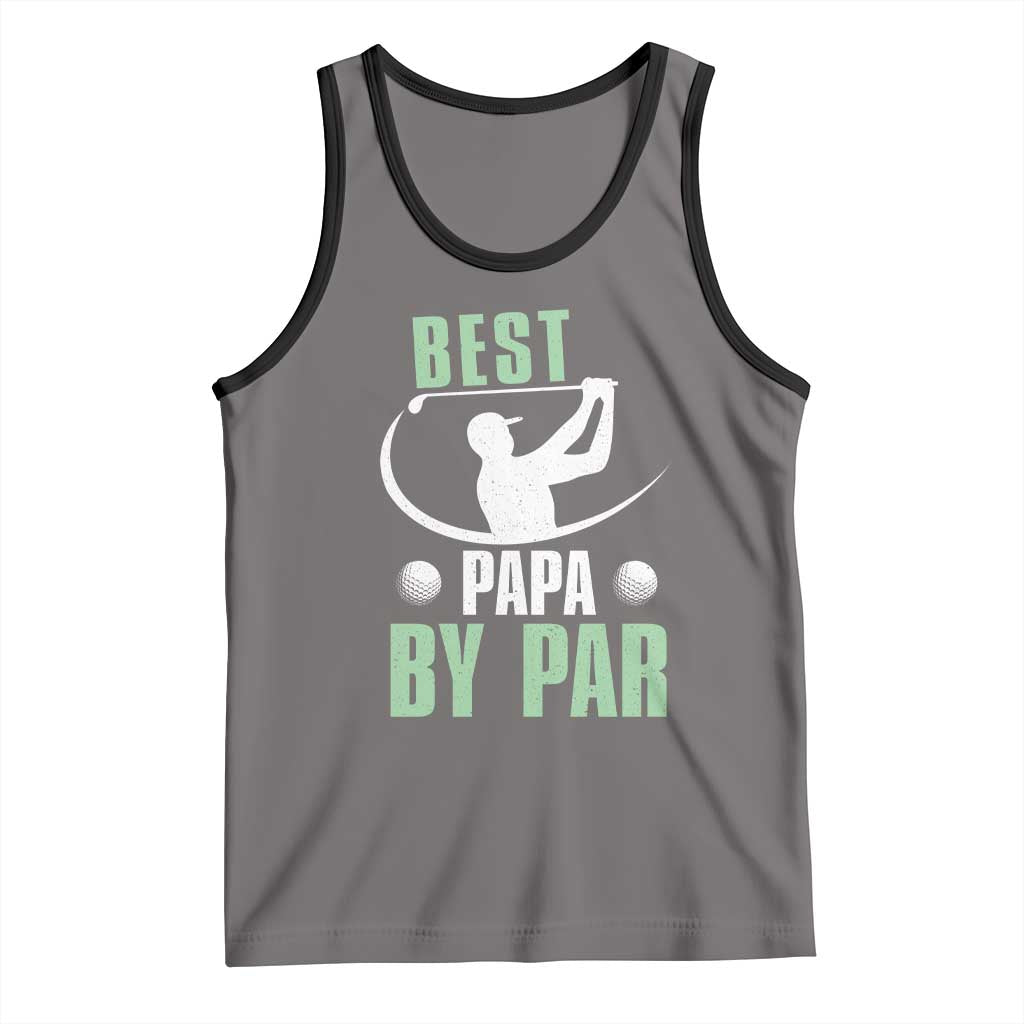 Golf Dad Tank Top Best Papa By Par Funny Golfer Fathers Day Gifts