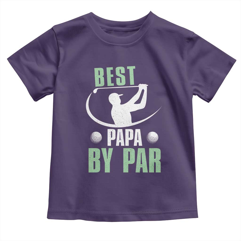 Golf Dad Toddler T Shirt Best Papa By Par Funny Golfer Fathers Day Gifts