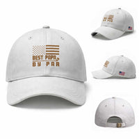 Golf Dad Baseball Cap Best Papa By Par American Flag Golfer Fathers Day Gifts