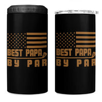 Golf Dad 4 in 1 Can Cooler Tumbler Best Papa By Par American Flag Golfer Fathers Day Gifts