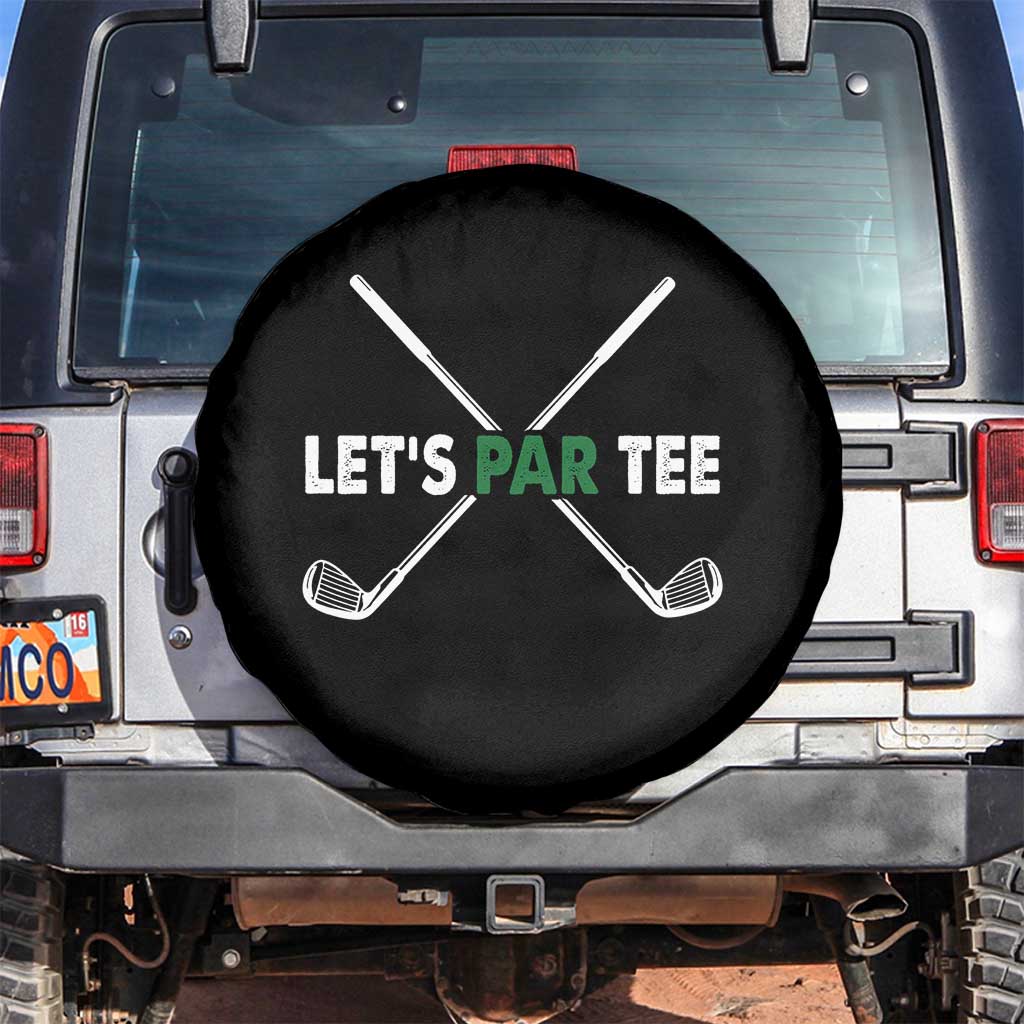 Funny Golfing Spare Tire Cover Let's Par Tee Golf Player Golfer Dad Grandpa