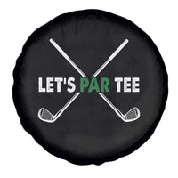 Funny Golfing Spare Tire Cover Let's Par Tee Golf Player Golfer Dad Grandpa