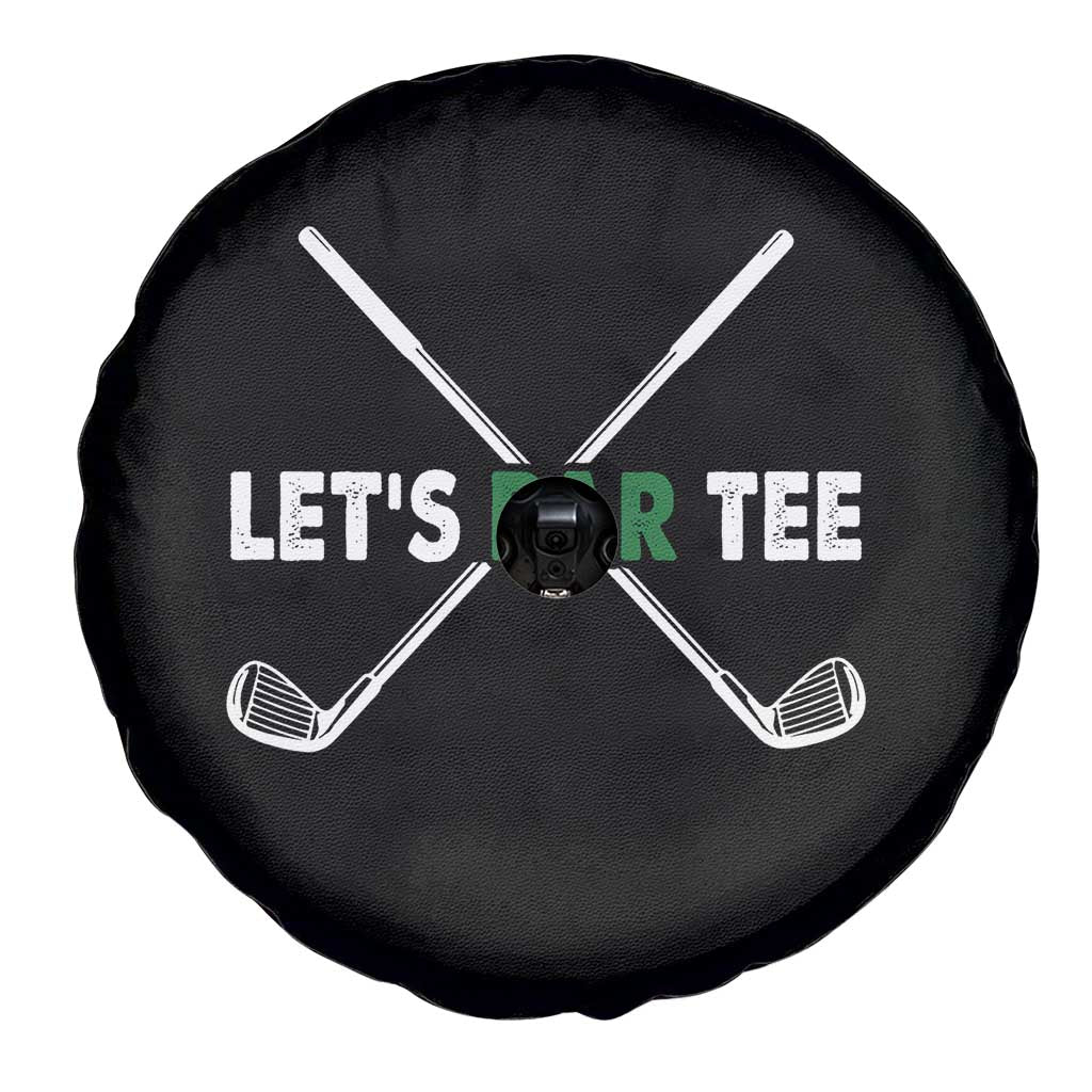 Funny Golfing Spare Tire Cover Let's Par Tee Golf Player Golfer Dad Grandpa