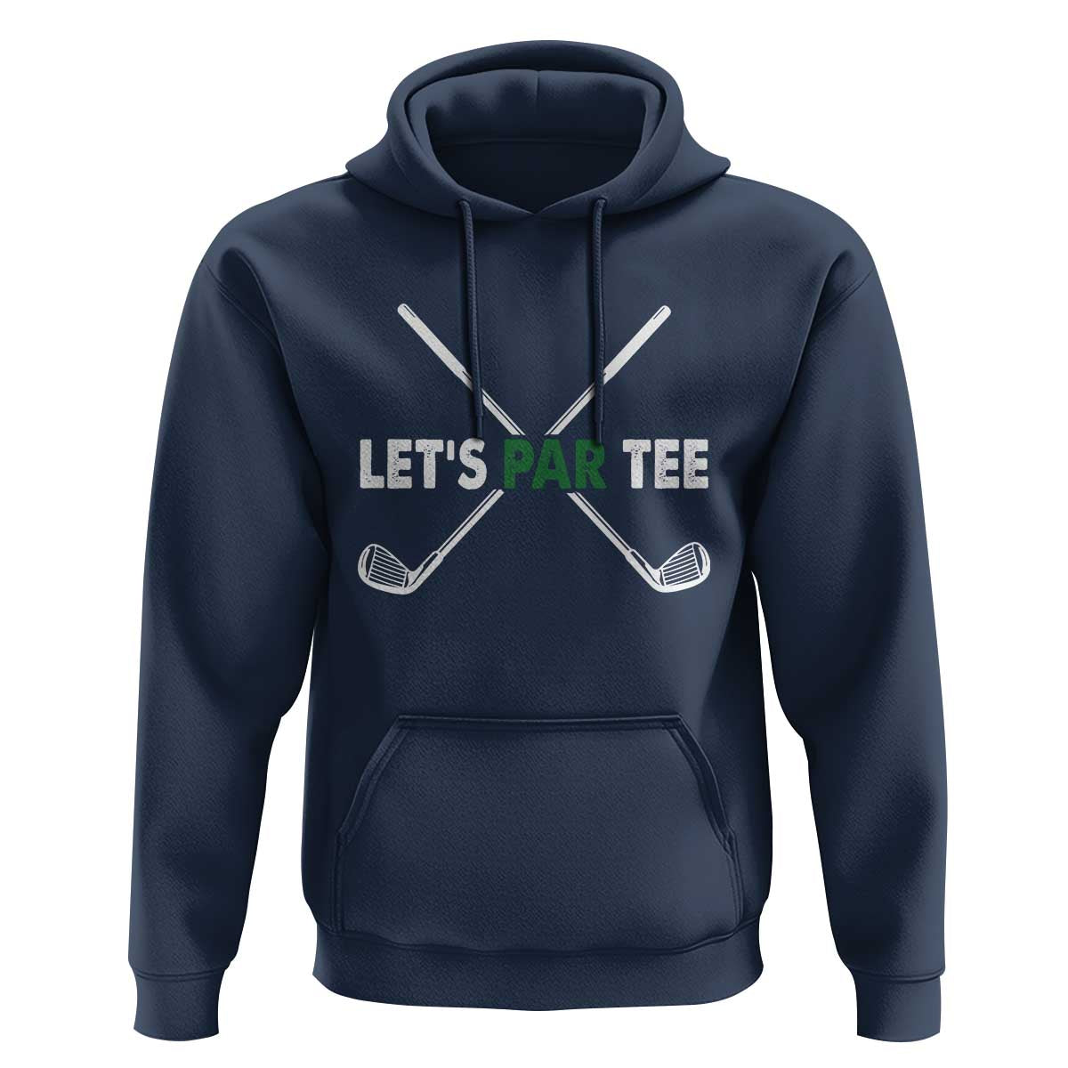 Funny Golfing Hoodie Let's Par Tee Golf Player Golfer Dad Grandpa