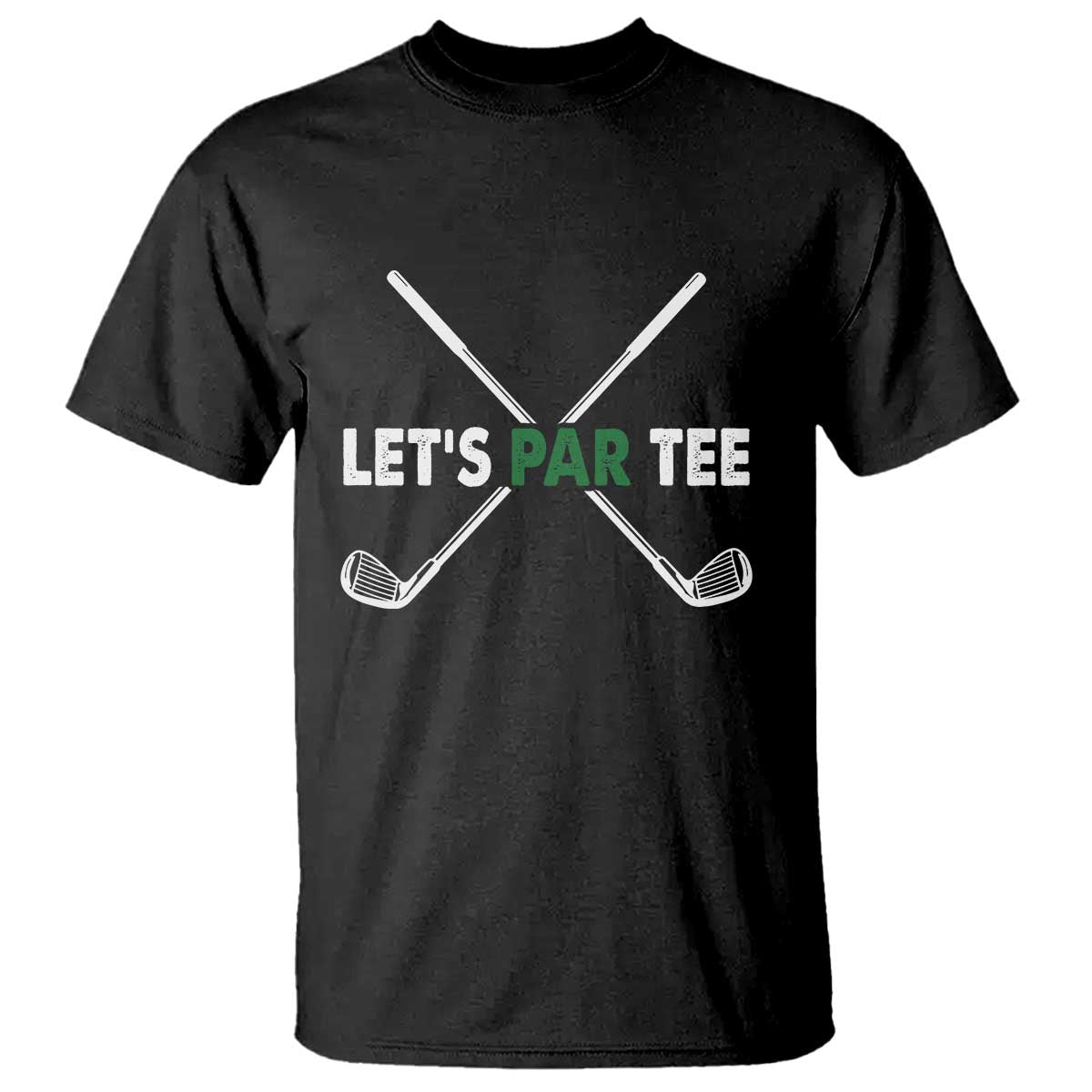 Funny Golfing T Shirt Let's Par Tee Golf Player Golfer Dad Grandpa