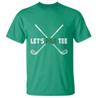 Funny Golfing T Shirt Let's Par Tee Golf Player Golfer Dad Grandpa