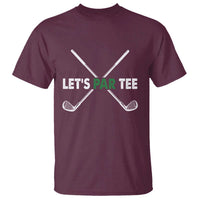 Funny Golfing T Shirt Let's Par Tee Golf Player Golfer Dad Grandpa