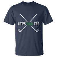 Funny Golfing T Shirt Let's Par Tee Golf Player Golfer Dad Grandpa