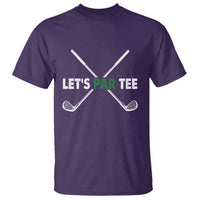 Funny Golfing T Shirt Let's Par Tee Golf Player Golfer Dad Grandpa