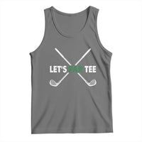 Funny Golfing Tank Top Let's Par Tee Golf Player Golfer Dad Grandpa