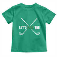 Funny Golfing Toddler T Shirt Let's Par Tee Golf Player Golfer Dad Grandpa