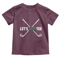 Funny Golfing Toddler T Shirt Let's Par Tee Golf Player Golfer Dad Grandpa