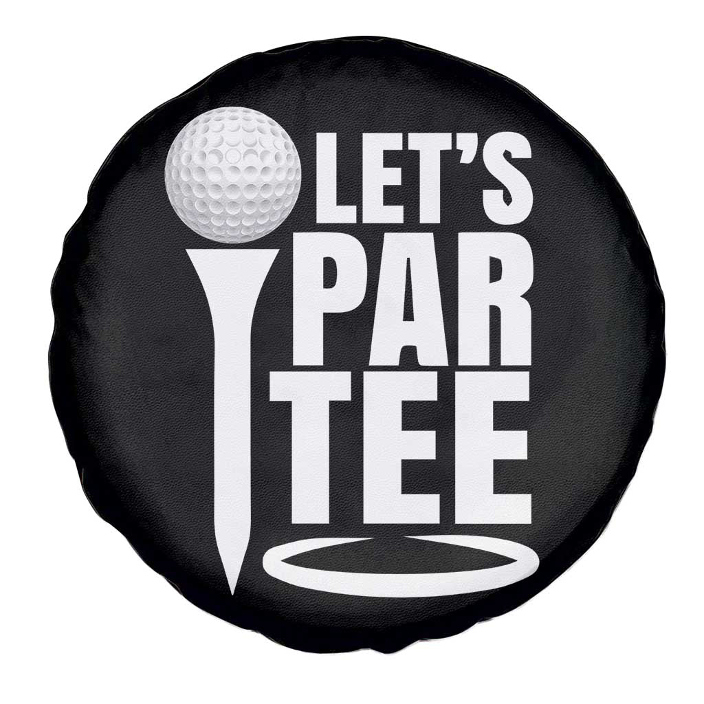 Funny Golfing Spare Tire Cover Let's Par Tee Fathers Day Golfer Gift Dad Grandpa