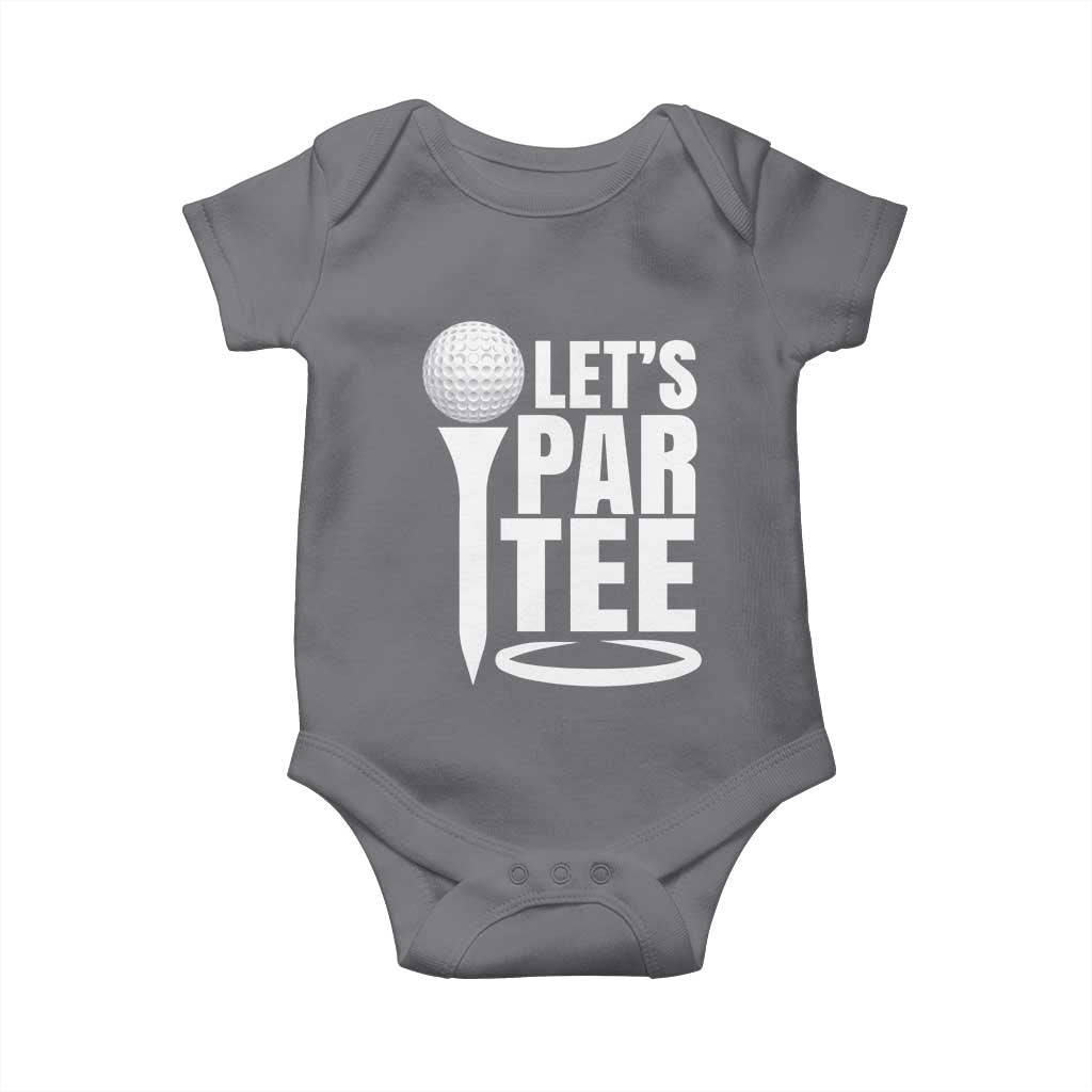 Funny Golfing Baby Onesie Let's Par Tee Fathers Day Golfer Gift Dad Grandpa