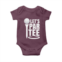 Funny Golfing Baby Onesie Let's Par Tee Fathers Day Golfer Gift Dad Grandpa