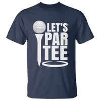 Funny Golfing T Shirt Let's Par Tee Fathers Day Golfer Gift Dad Grandpa