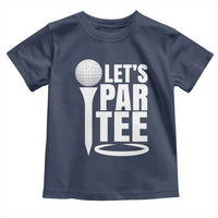 Funny Golfing Toddler T Shirt Let's Par Tee Fathers Day Golfer Gift Dad Grandpa
