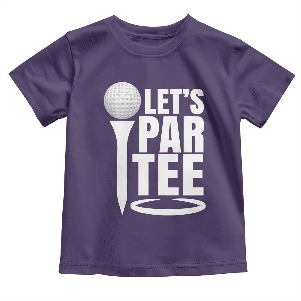 Funny Golfing Toddler T Shirt Let's Par Tee Fathers Day Golfer Gift Dad Grandpa