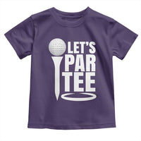 Funny Golfing Toddler T Shirt Let's Par Tee Fathers Day Golfer Gift Dad Grandpa