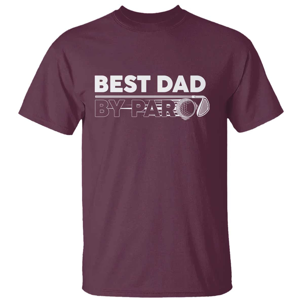Golf Dad T Shirt Best Dad By Par  Golfing Golfer Funny Fathers Day Gifts