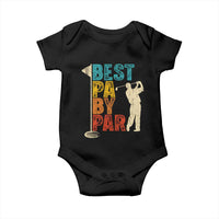 Golf Gifts for Dad Baby Onesie Retro Best Pa By Par Fathers Day - Wonder Print Shop