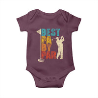 Golf Gifts for Dad Baby Onesie Retro Best Pa By Par Fathers Day - Wonder Print Shop