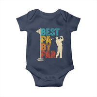 Golf Gifts for Dad Baby Onesie Retro Best Pa By Par Fathers Day - Wonder Print Shop