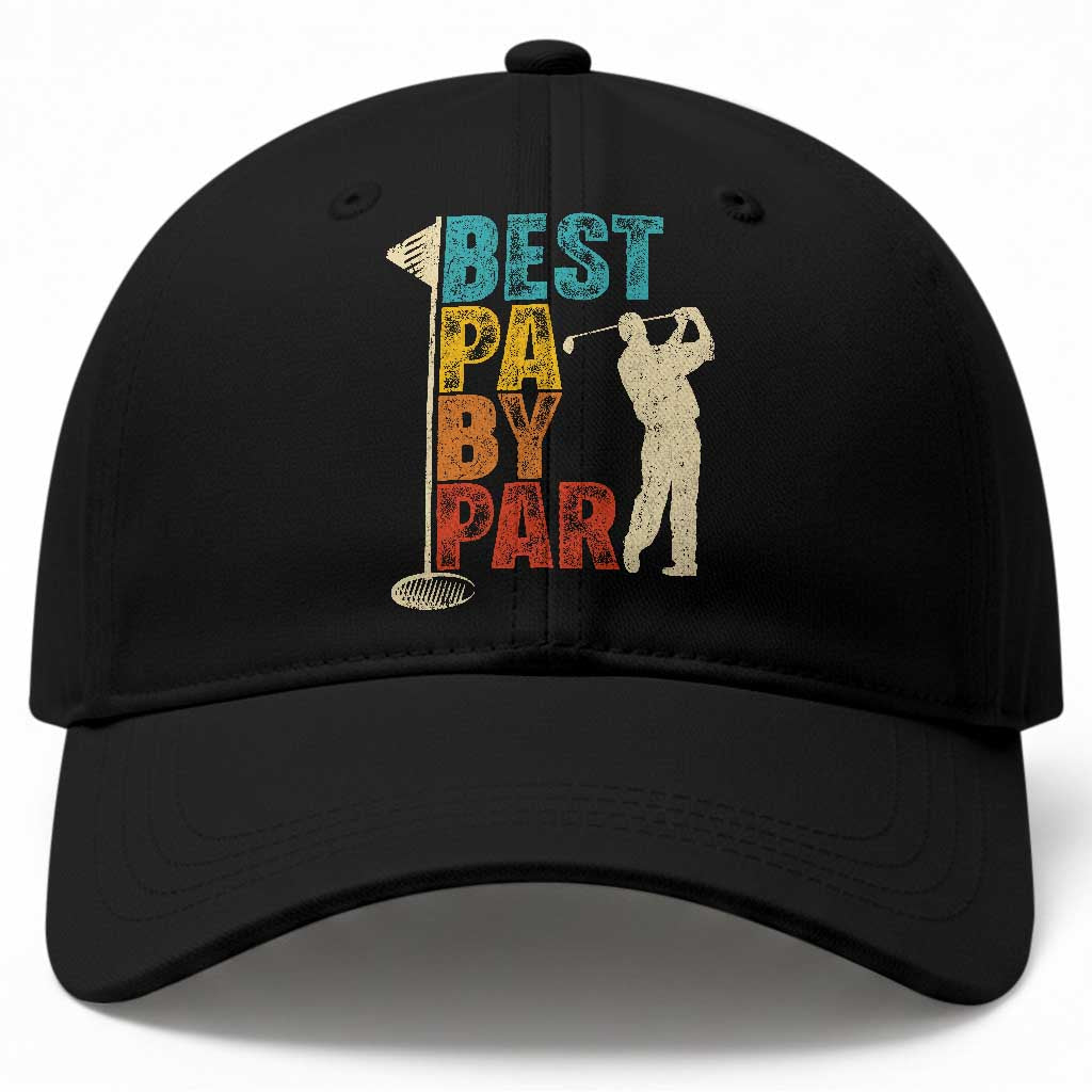 Golf Gifts for Dad Baseball Cap Retro Best Pa By Par Fathers Day
