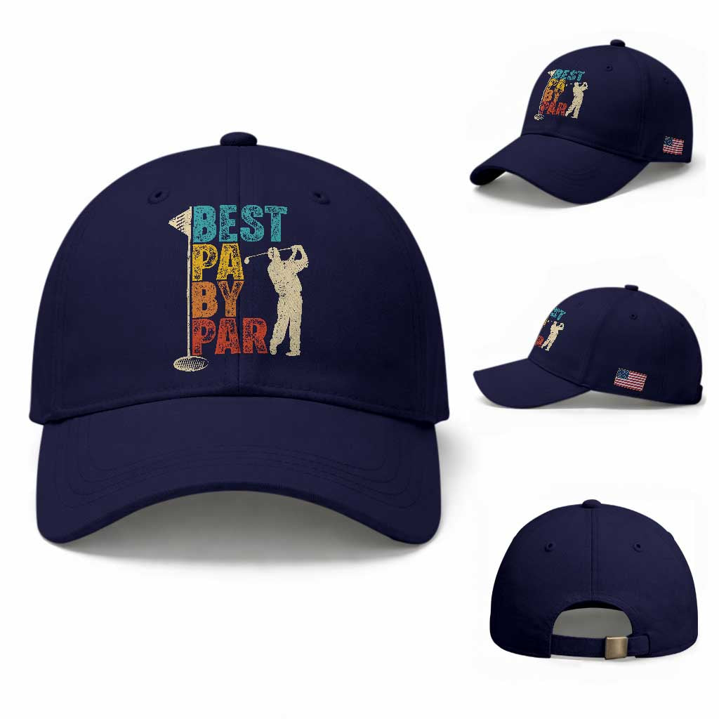 Golf Gifts for Dad Baseball Cap Retro Best Pa By Par Fathers Day