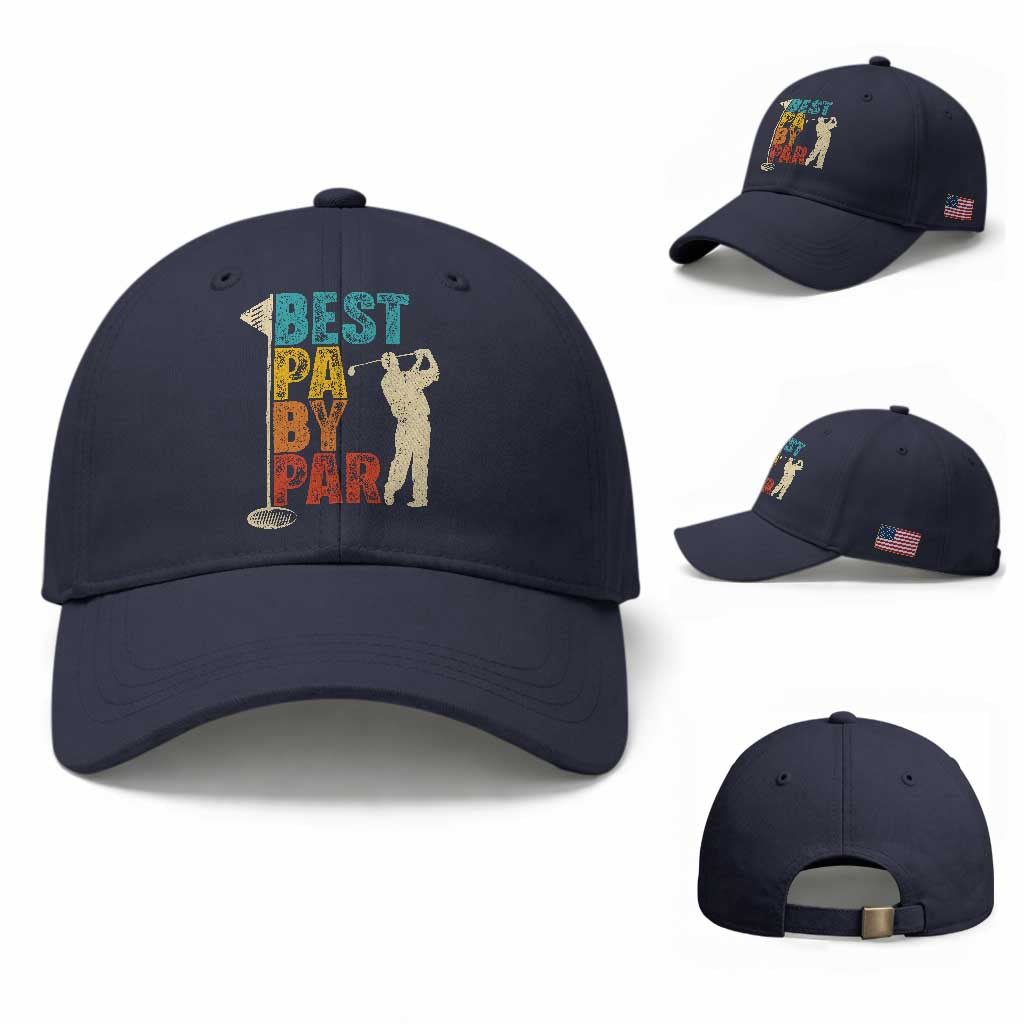 Golf Gifts for Dad Baseball Cap Retro Best Pa By Par Fathers Day