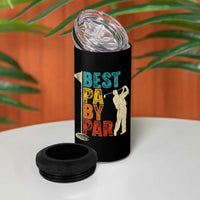 Golf Gifts for Dad 4 in 1 Can Cooler Tumbler Retro Best Pa By Par Fathers Day - Wonder Print Shop