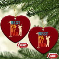 Golf Gifts for Dad Ceramic Ornament Retro Best Pa By Par Fathers Day - Wonder Print Shop