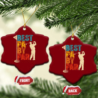 Golf Gifts for Dad Ceramic Ornament Retro Best Pa By Par Fathers Day - Wonder Print Shop