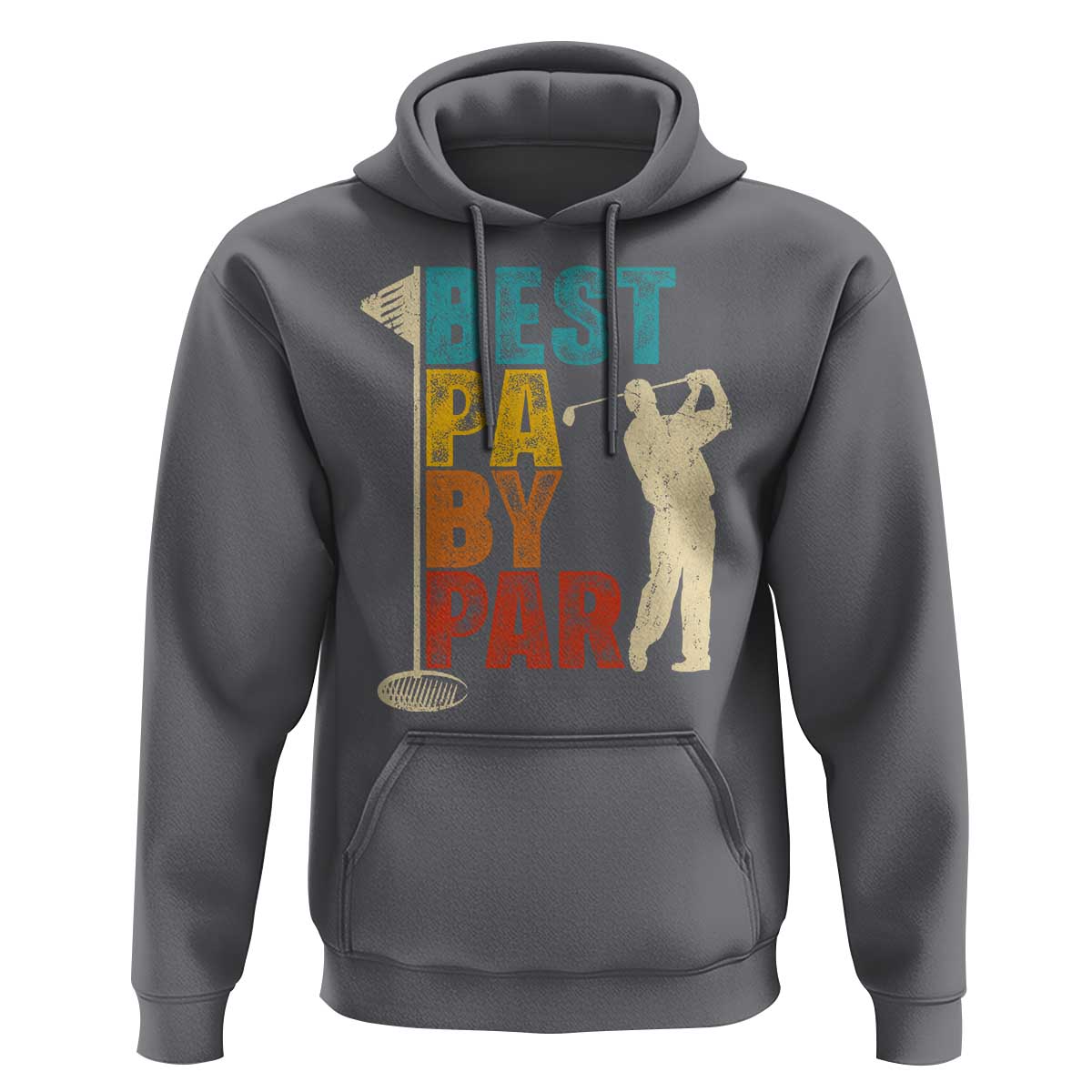 Golf Gifts for Dad Hoodie Retro Best Pa By Par Fathers Day - Wonder Print Shop