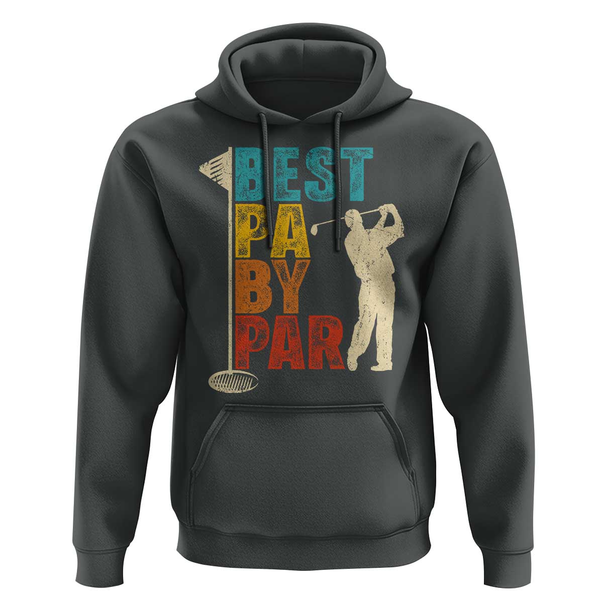 Golf Gifts for Dad Hoodie Retro Best Pa By Par Fathers Day - Wonder Print Shop