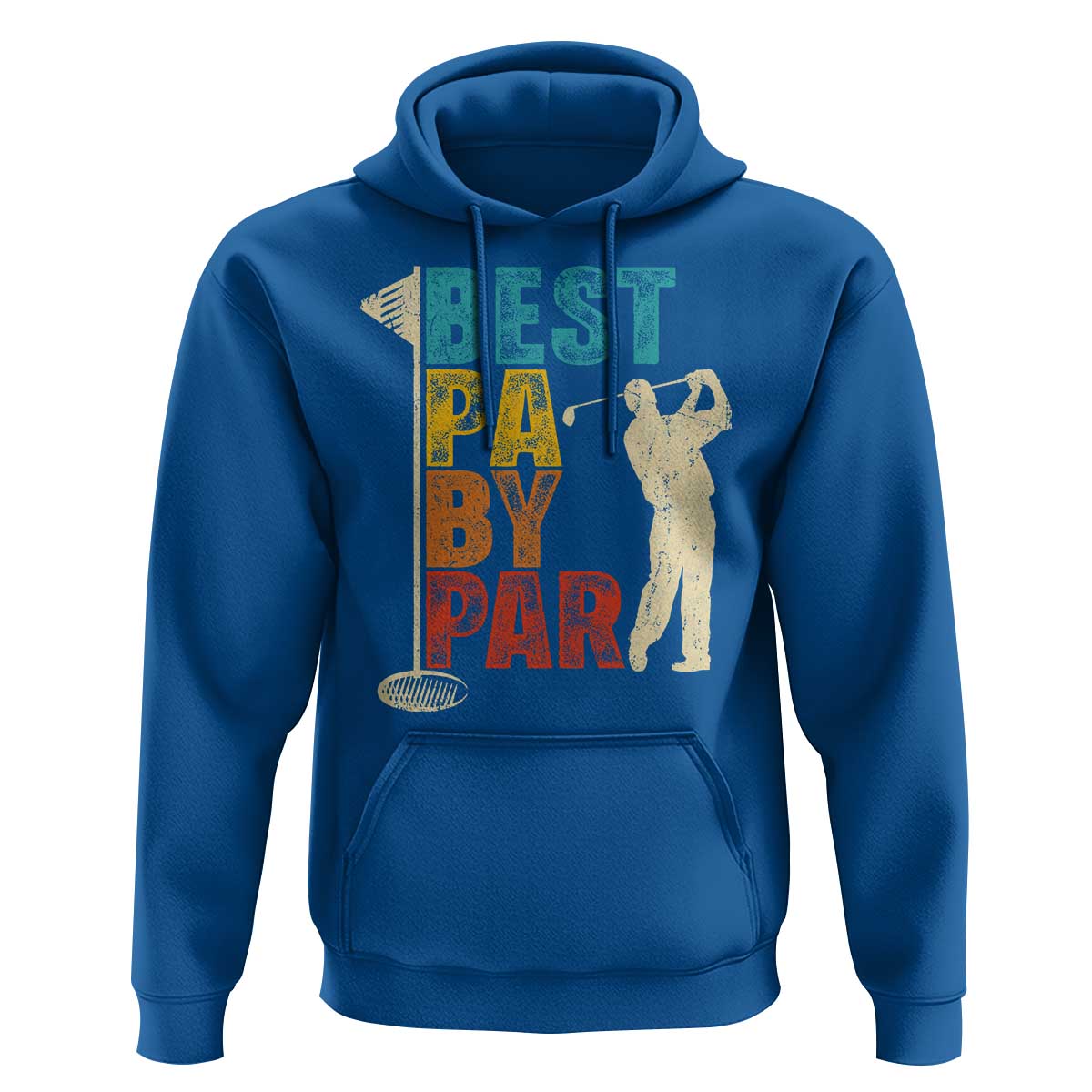 Golf Gifts for Dad Hoodie Retro Best Pa By Par Fathers Day - Wonder Print Shop