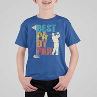 Golf Gifts for Dad T Shirt For Kid Retro Best Pa By Par Fathers Day - Wonder Print Shop