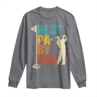Golf Gifts for Dad Long Sleeve Shirt Retro Best Pa By Par Fathers Day - Wonder Print Shop