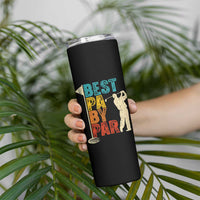 Golf Gifts for Dad Skinny Tumbler Retro Best Pa By Par Fathers Day - Wonder Print Shop