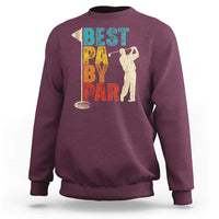 Golf Gifts for Dad Sweatshirt Retro Best Pa By Par Fathers Day - Wonder Print Shop