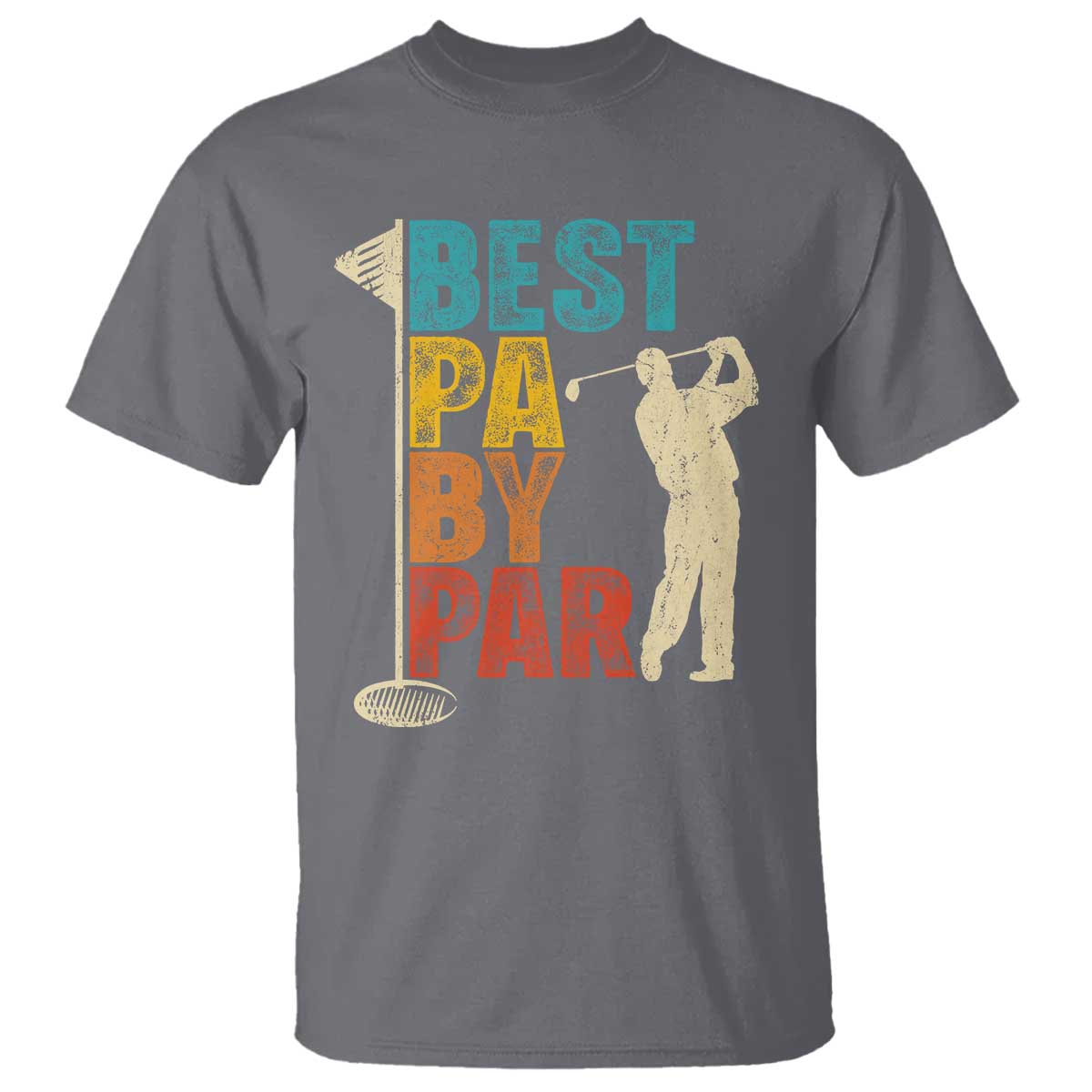 Golf Gifts for Dad T Shirt Retro Best Pa By Par Fathers Day - Wonder Print Shop