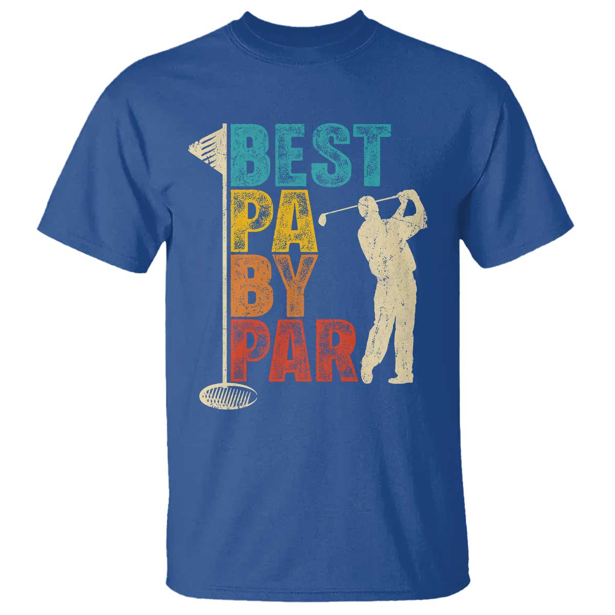 Golf Gifts for Dad T Shirt Retro Best Pa By Par Fathers Day - Wonder Print Shop
