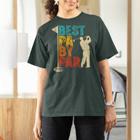 Golf Gifts for Dad T Shirt For Women Retro Best Pa By Par Fathers Day - Wonder Print Shop