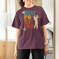 Golf Gifts for Dad T Shirt For Women Retro Best Pa By Par Fathers Day - Wonder Print Shop