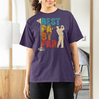 Golf Gifts for Dad T Shirt For Women Retro Best Pa By Par Fathers Day - Wonder Print Shop