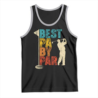 Golf Gifts for Dad Tank Top Retro Best Pa By Par Fathers Day - Wonder Print Shop